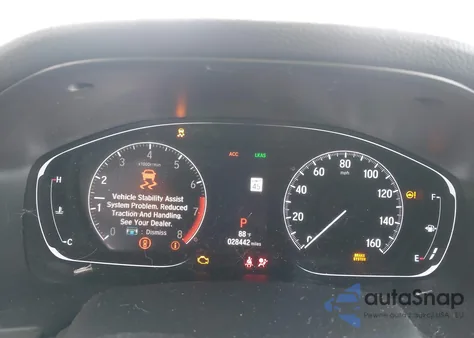 2019 Honda Accord Ex z USA, uszkodzony, nr VIN 1HGCV1F44KA002847